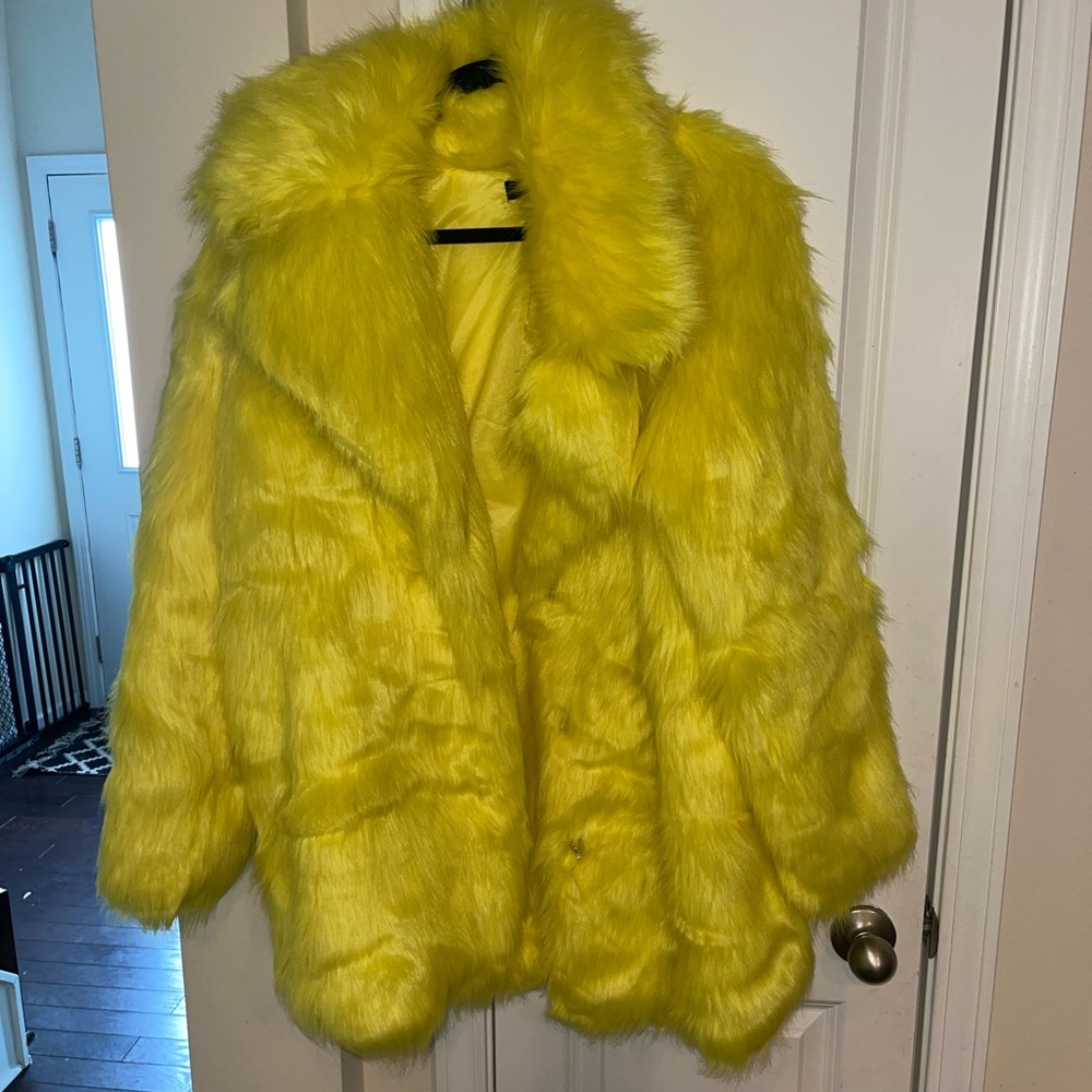 Missguided Faux Fur Coat
